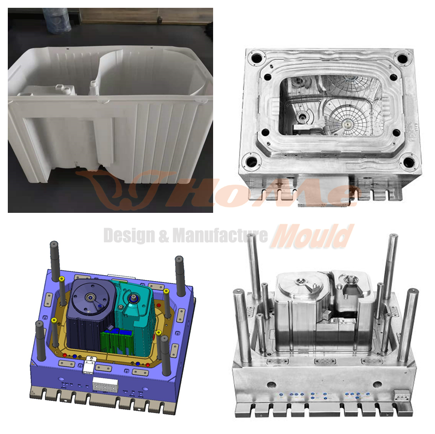 Hongmei Plastic Injection Vaskemaskine Dele Form