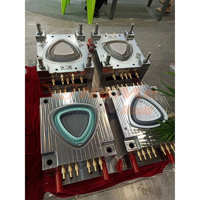 Plastic Injection Wash Filter Kurv 2 Farve Injection Form
